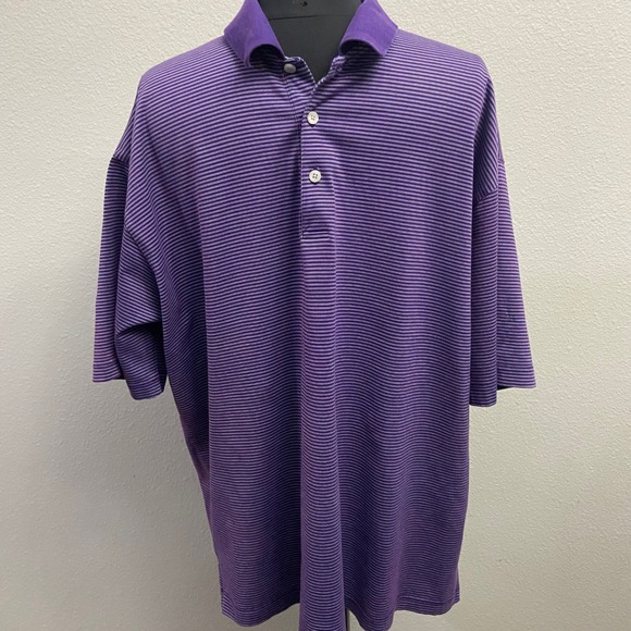 Daniel Cremieux Signature Collection Mens XL Striped Golf Polo Shirt Bundle of 2 - Picture 3 of 11